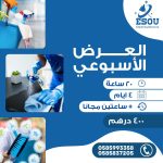 عاملات نظافة بالساعة في العين